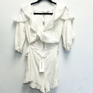 Angel Biba white romper